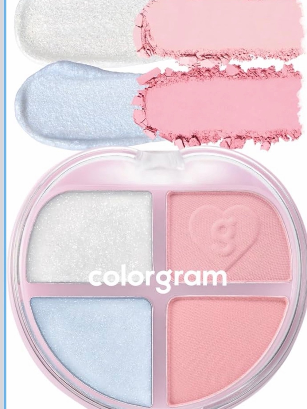 Pink & Pearlescent Eyeshadow Quad